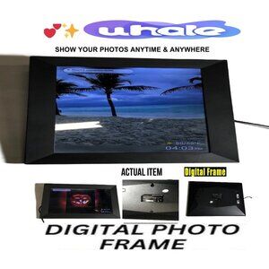 🛑 UHALE Digital ➕ PICTURE FRAME Electronic SCREEN Photo Memory WiFi 💸BUY NOW‼️